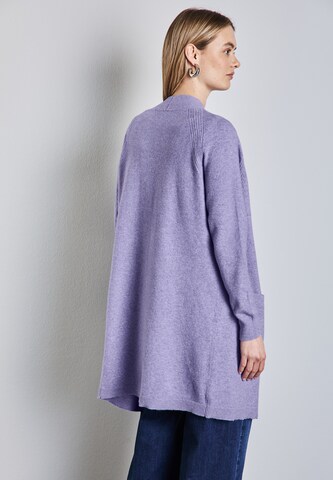 STREET ONE Knit Cardigan in Purple