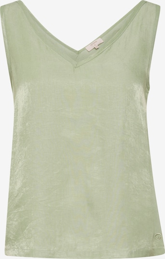 Cream T-shirt en vert pastel, Vue avec produit