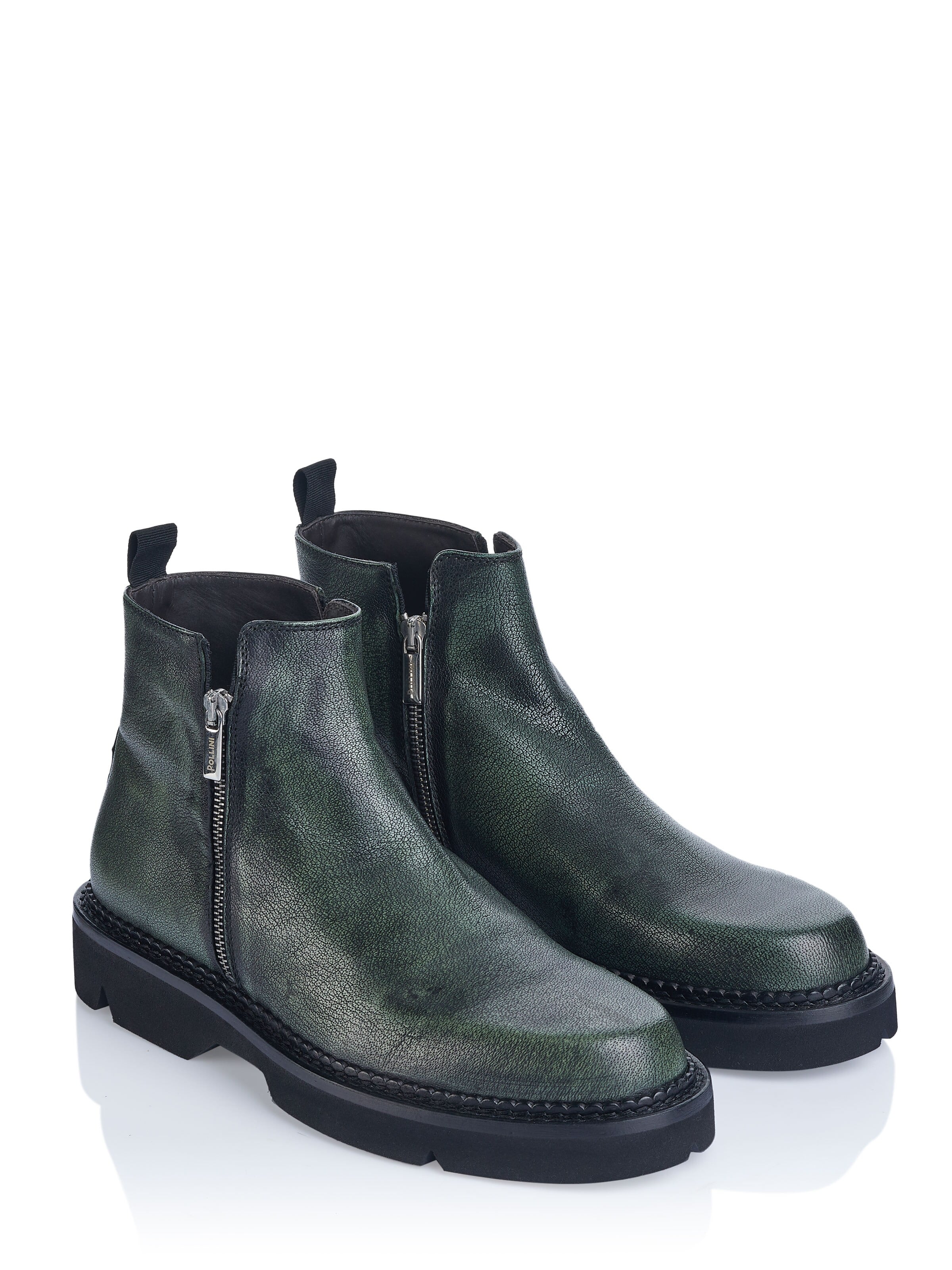 POLLINI Ankelboots 'Pollini Stiefel' i grön