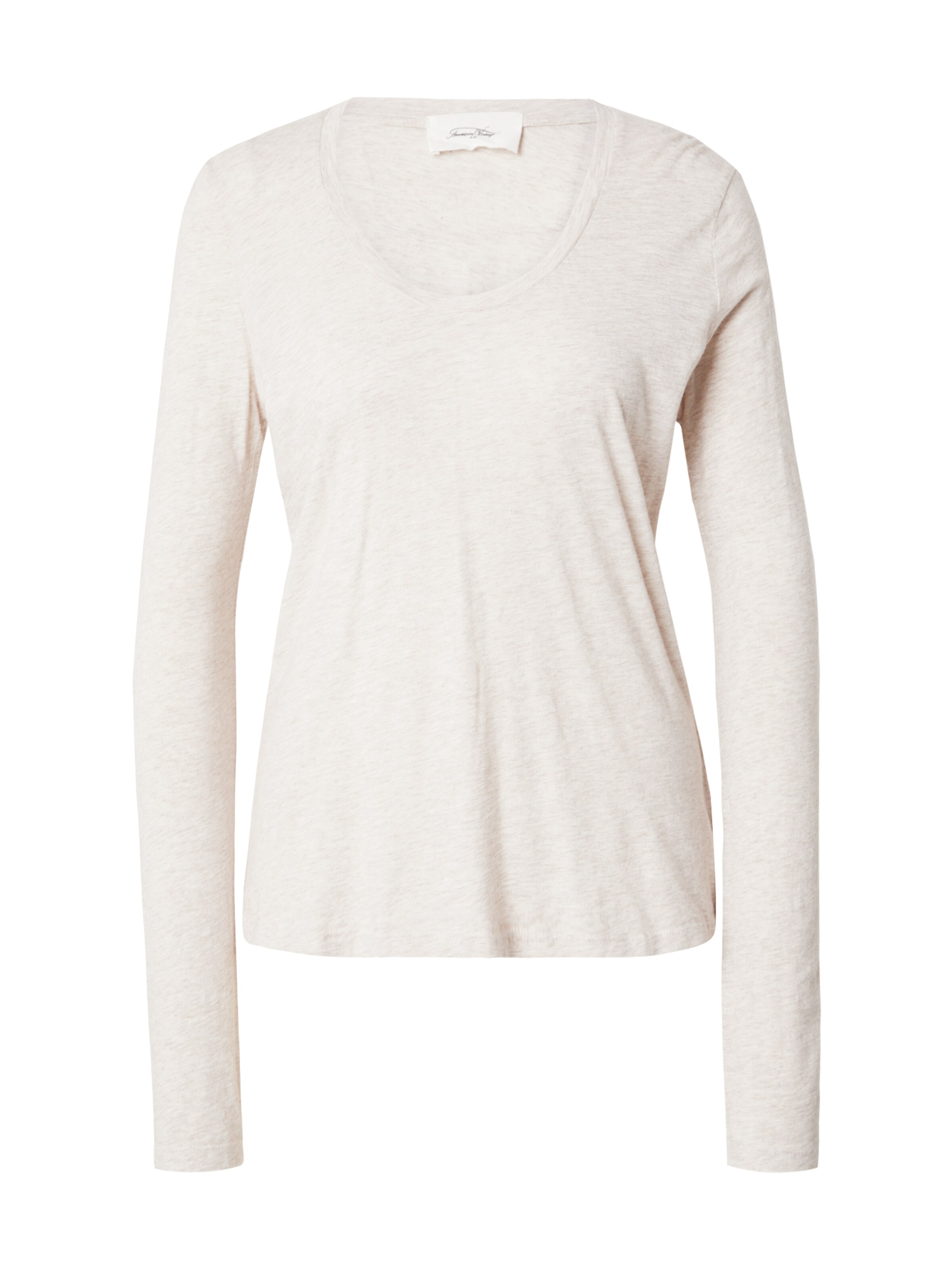 AMERICAN VINTAGE Tričko 'JACKSONVILLE' – béžová: přední strana