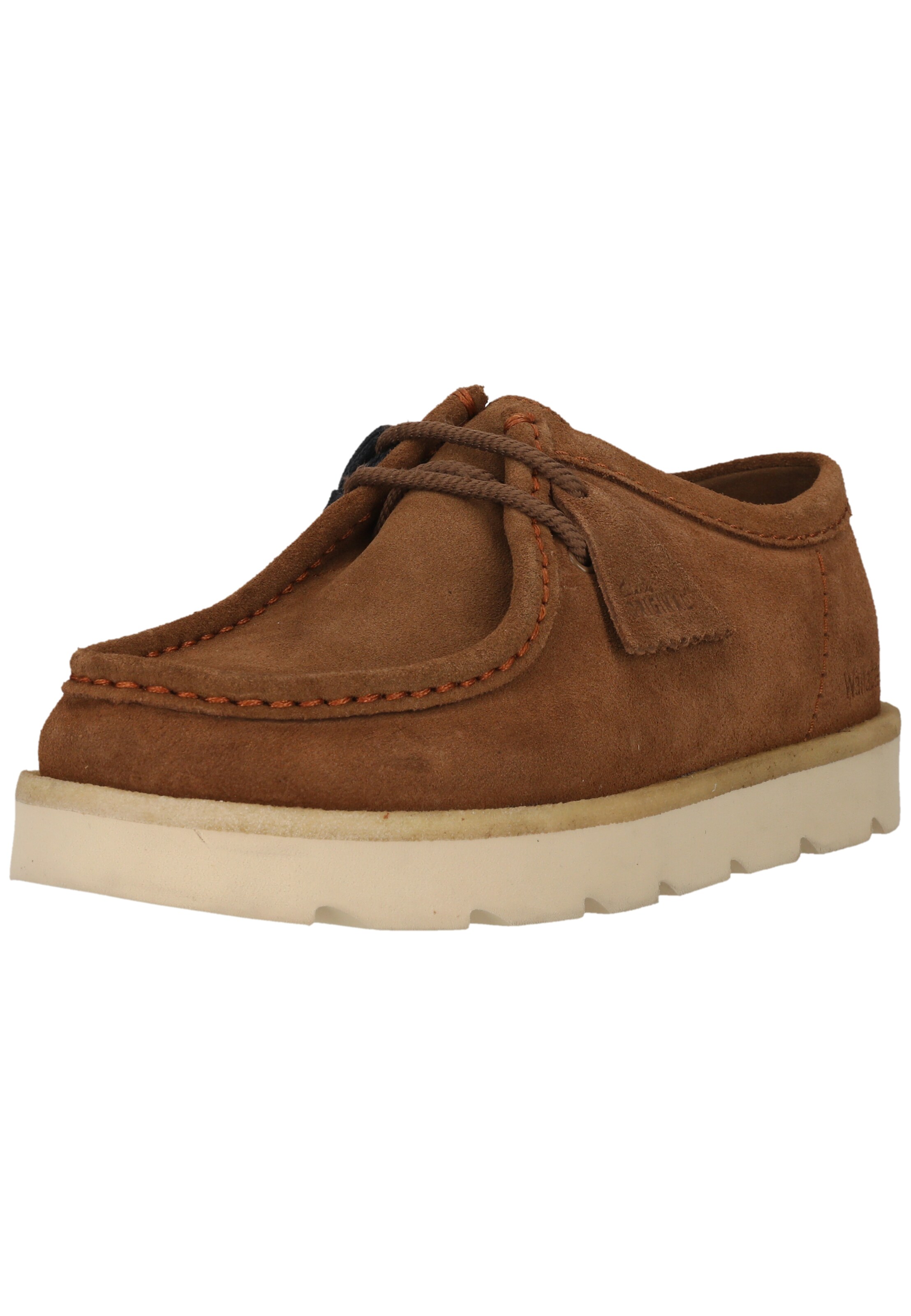 CLARKS Lace-up shoe 'Meare Walla' in Brown: front