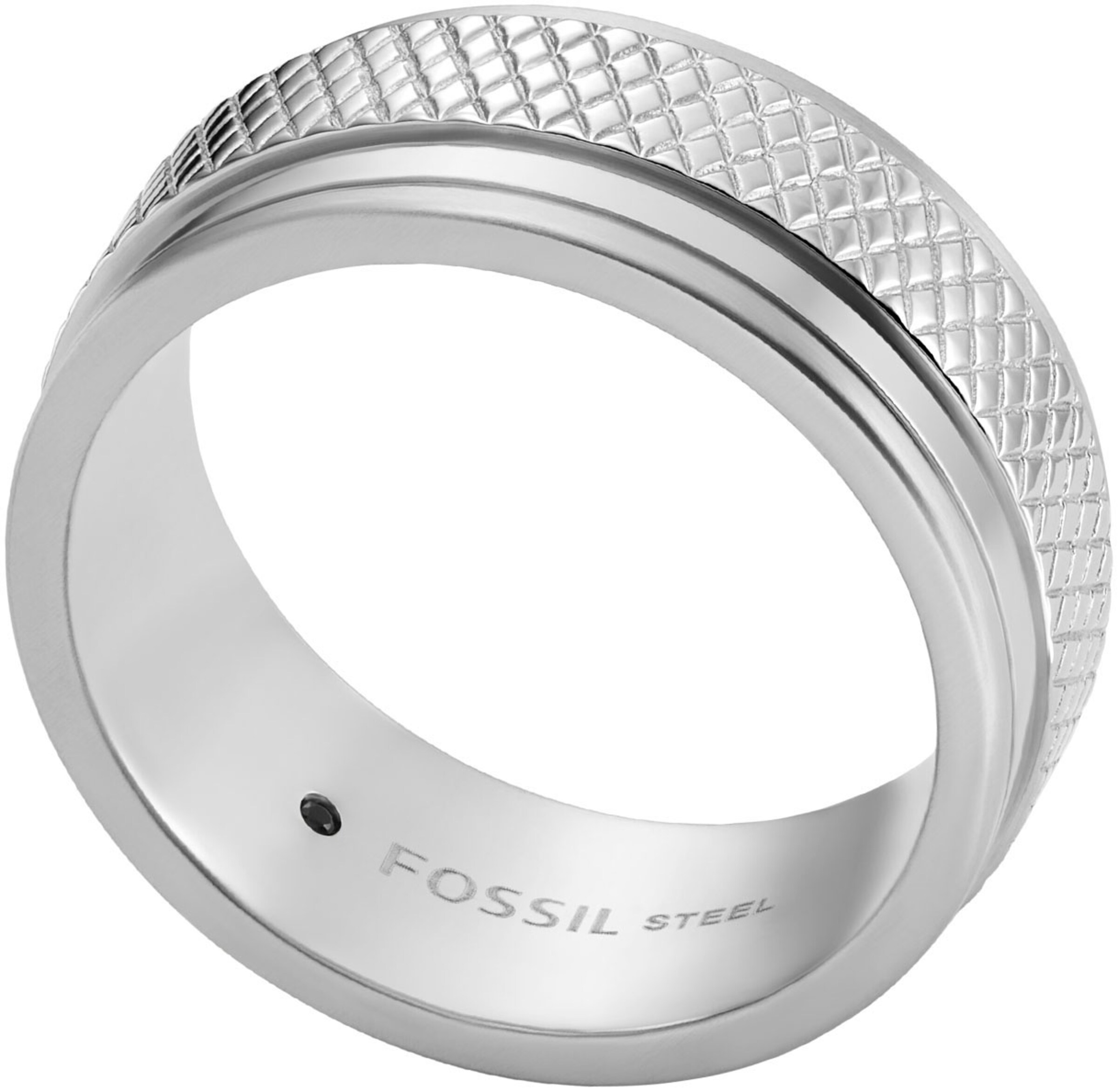 FOSSIL Ring in Silver: front
