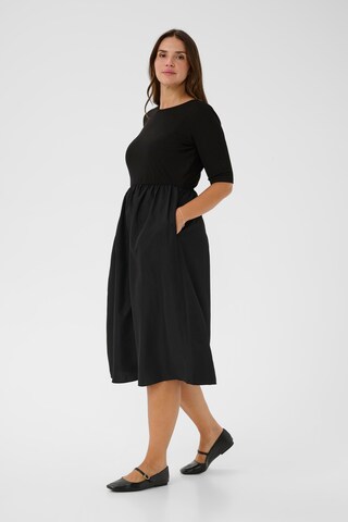 KAFFE CURVE Kleid 'KCkirstine' in Schwarz