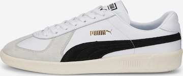 Baskets basses 'Army Trainer' PUMA en blanc : devant