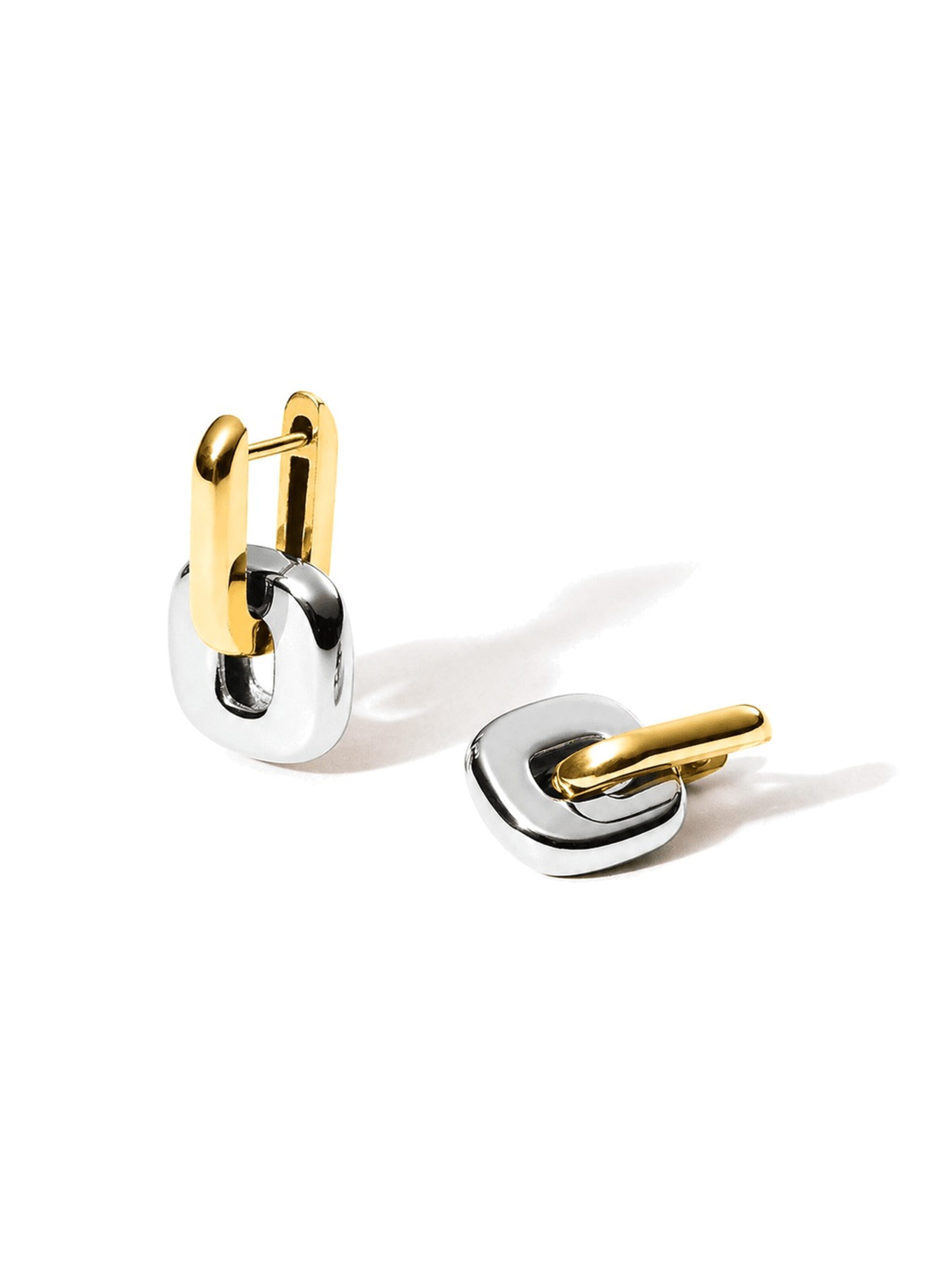 hiBALI Earrings 'Duo Link' in Mixed colors: front