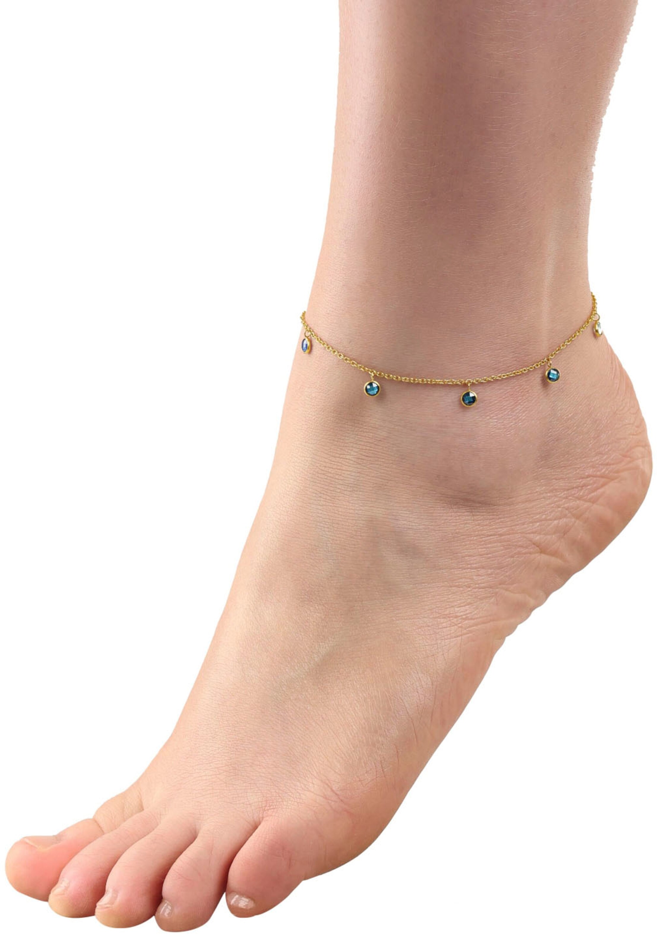 AMOR Fußschmuck in Gold: Vorderseite