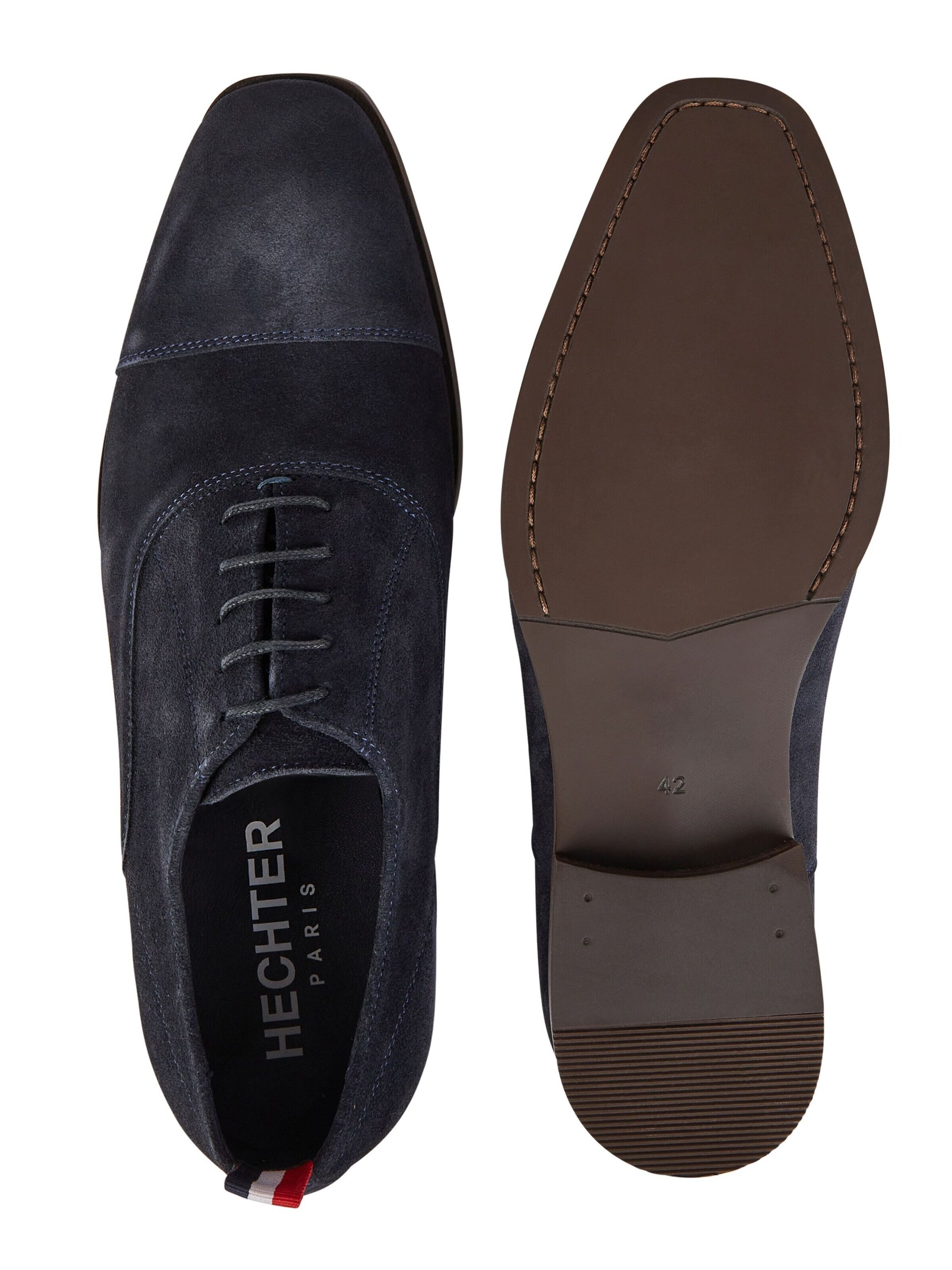 Chaussure à lacets HECHTER PARIS en bleu