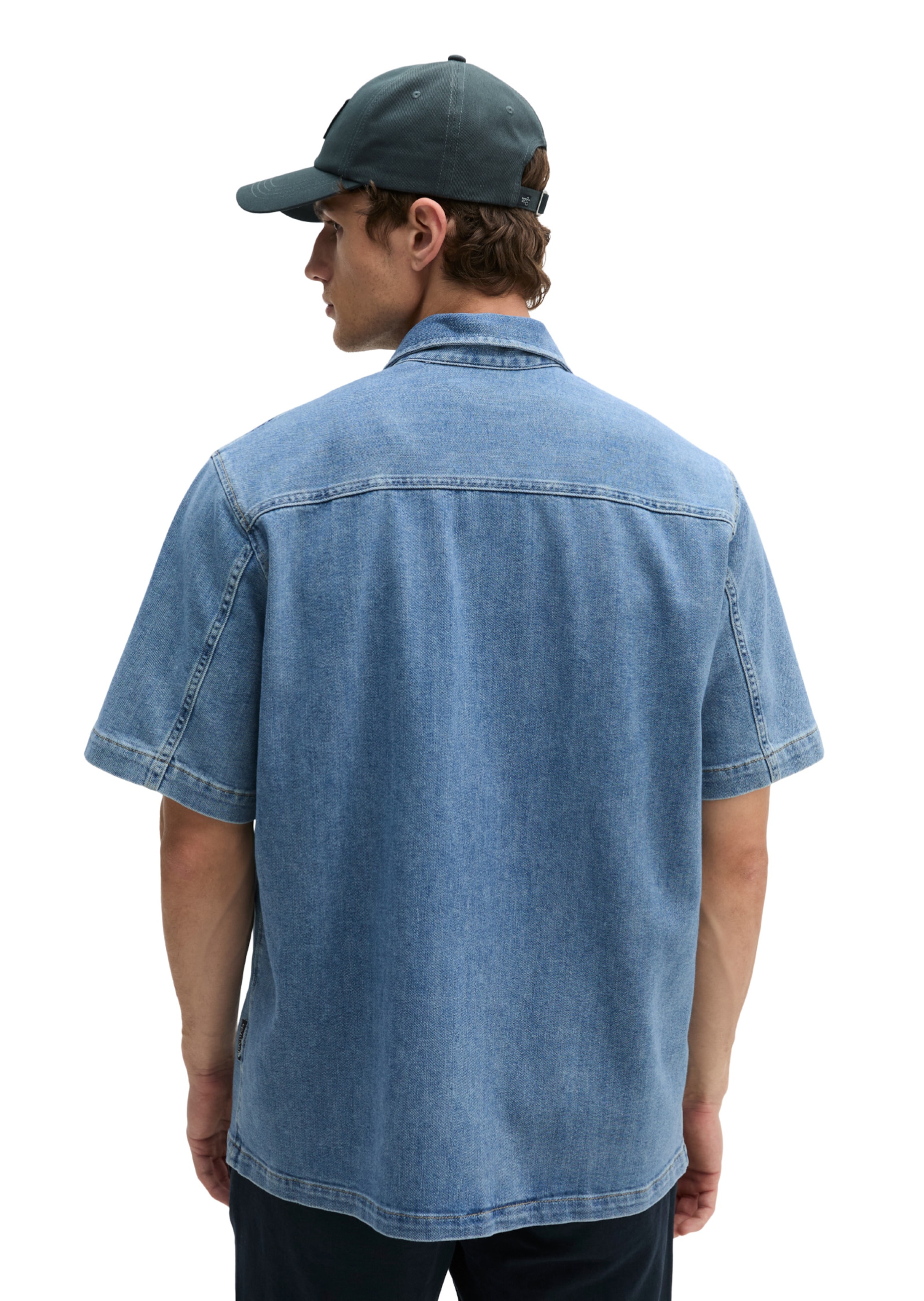 Marc O'Polo Regular fit Overhemd in Blauw