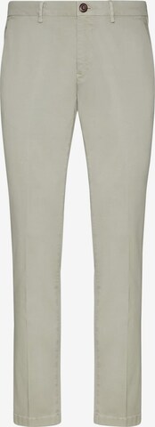 Boggi Milano Regular Pleated Pants in Grey: front