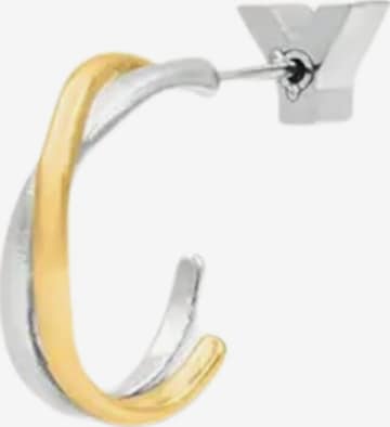 YParis Earrings in Silver: front