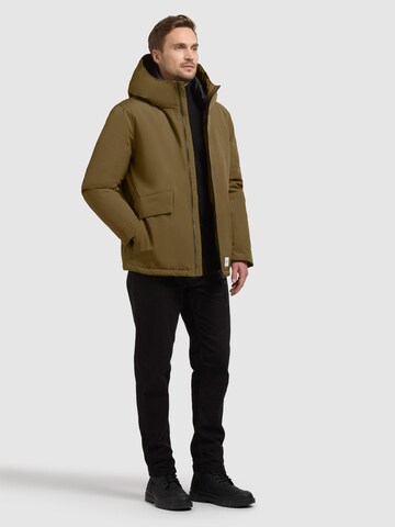 Veste d’hiver 'Oreg' khujo en vert