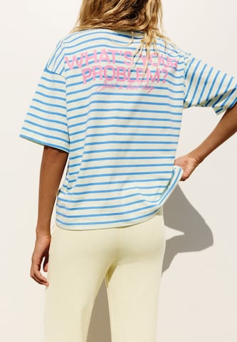 Pull&Bear Shirts 'PACIFIC' i blå