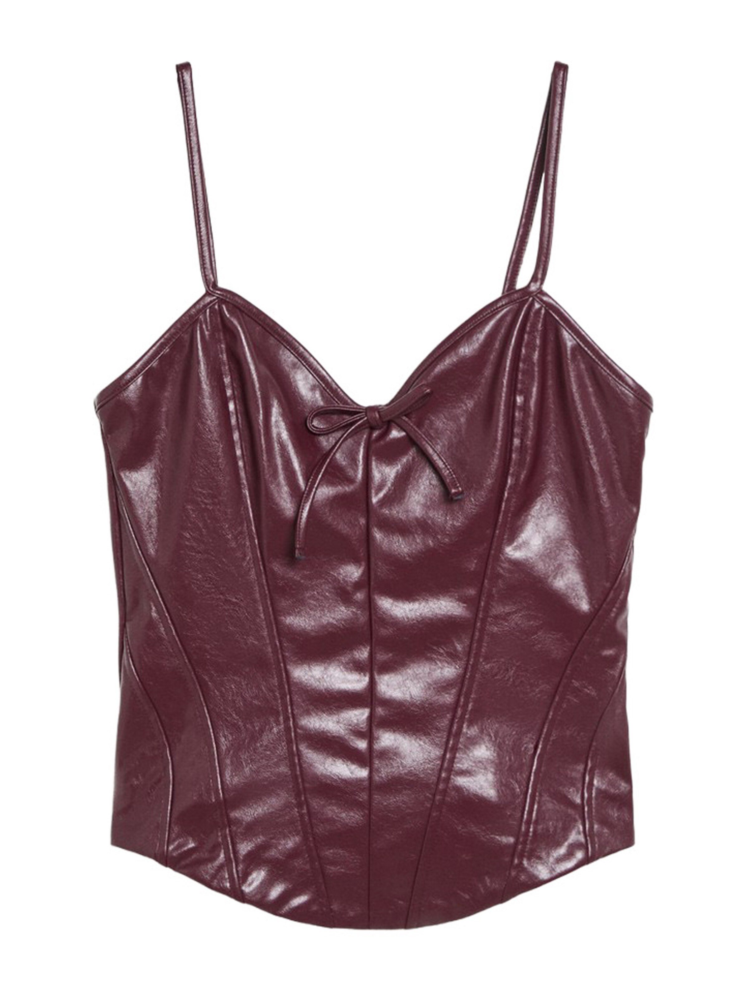 Bershka Top in Red: front