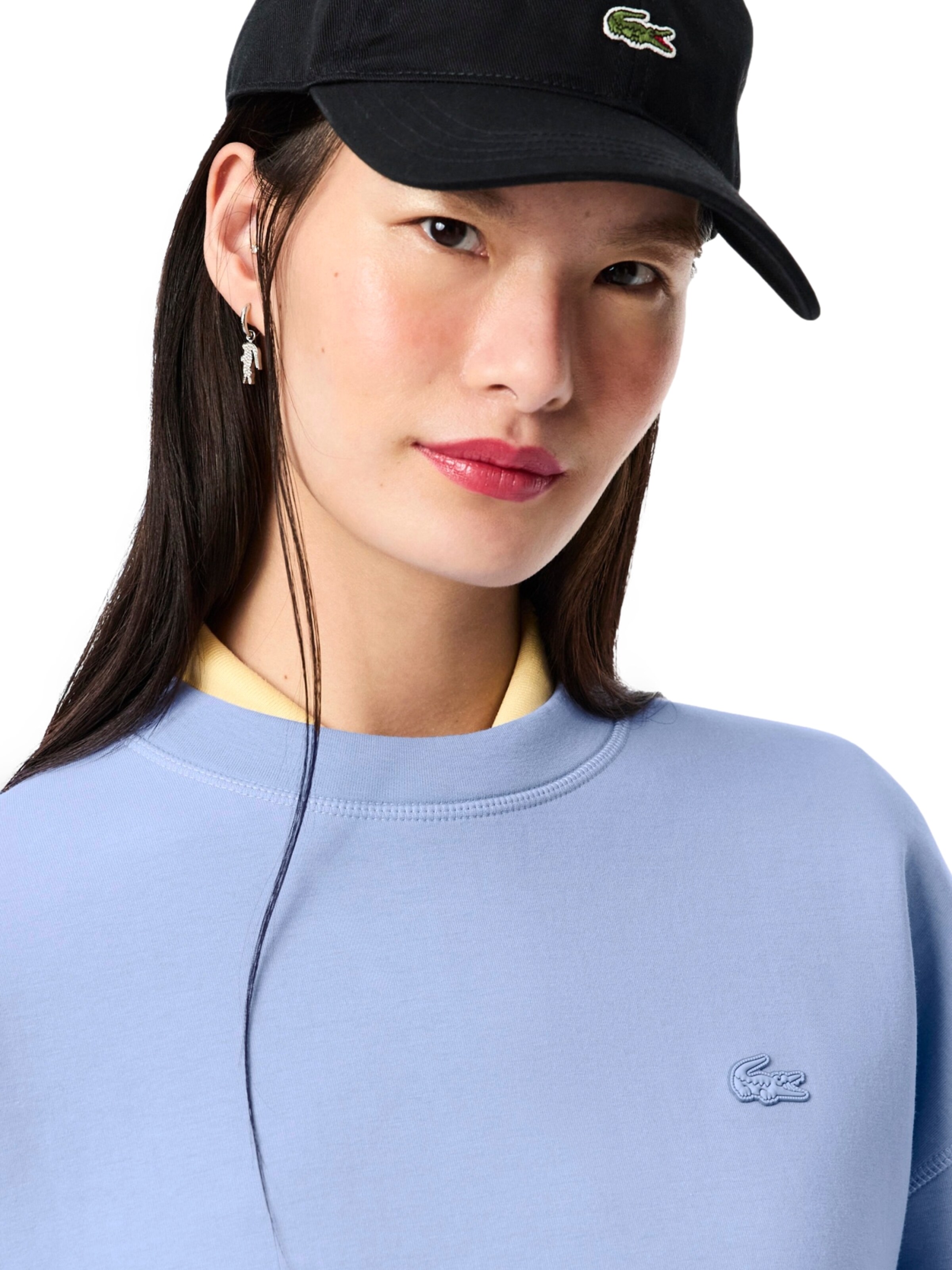 LACOSTE Sweatshirt in Lila