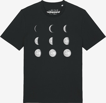 T-Shirt 'Moonphases' Watapparel en noir : devant