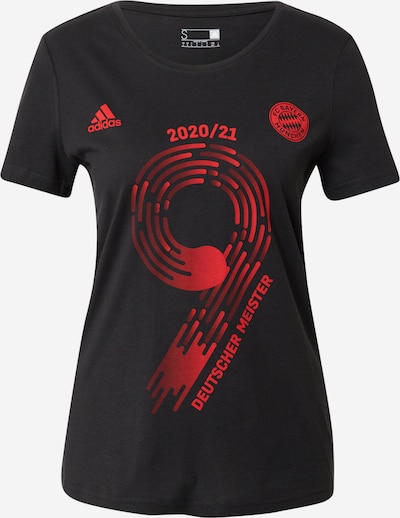 ADIDAS PERFORMANCE Funktionsbluse 'FCB Meister21' i rød / sort, Produktvisning