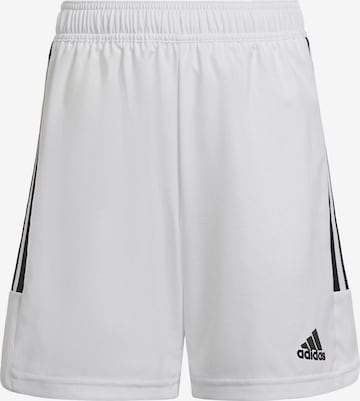 ADIDAS PERFORMANCE Workout Pants 'Condivo 22' in White: front