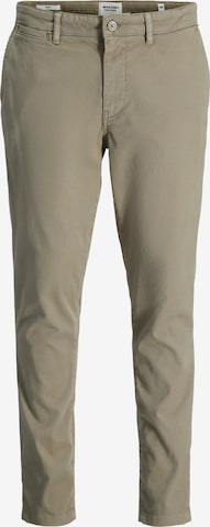JACK & JONES Chino trousers 'JPSTMARCO JJARTHUR' in Brown: front