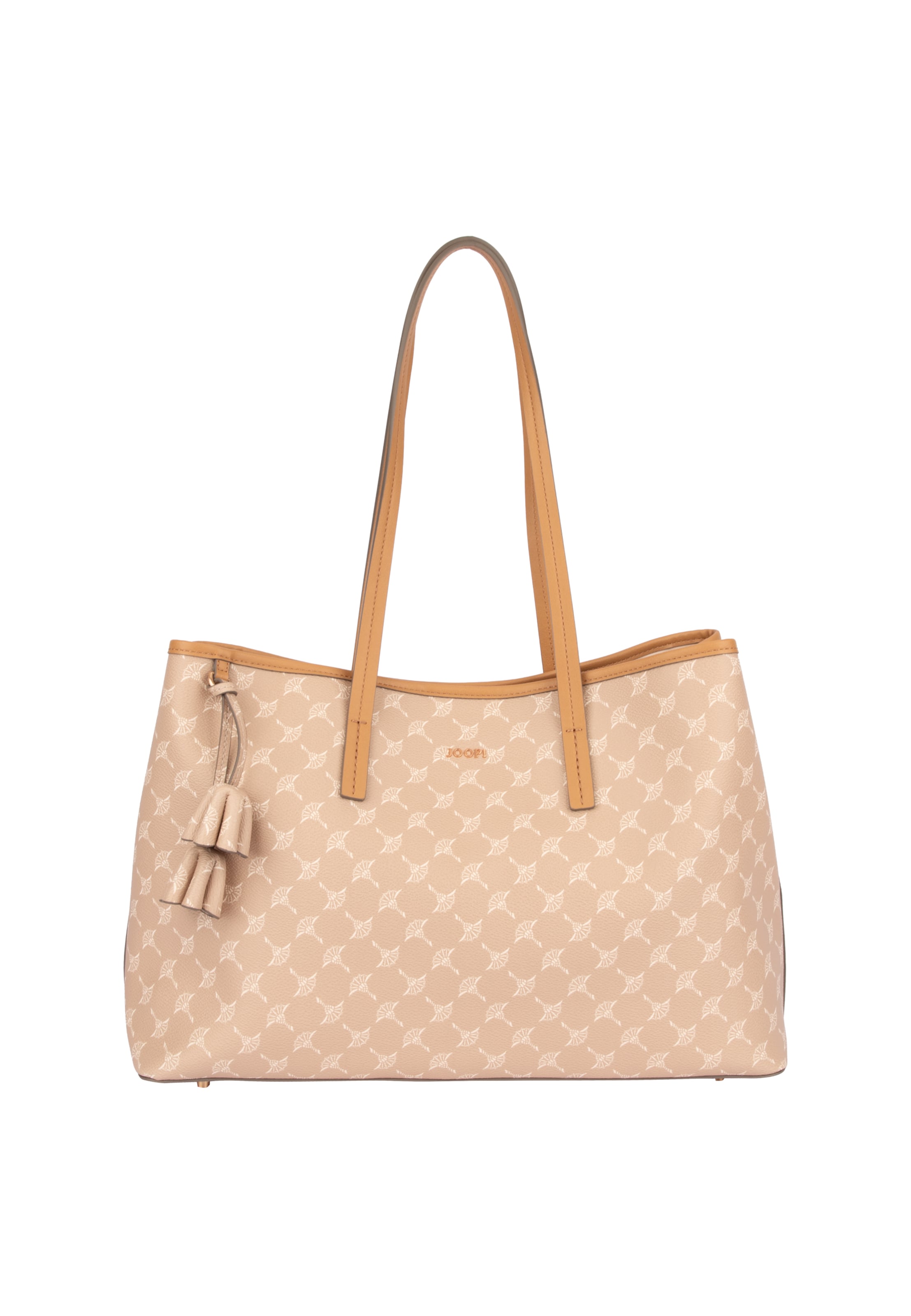 JOOP! Shopper 'Cortina 1.0 Imogen' em One Size em nude / camelo / branco, Vista do artigo