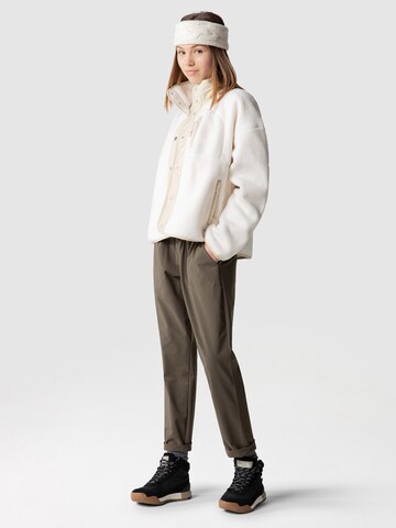 THE NORTH FACE Athletic fleece jacket 'CRAGMONT' in White