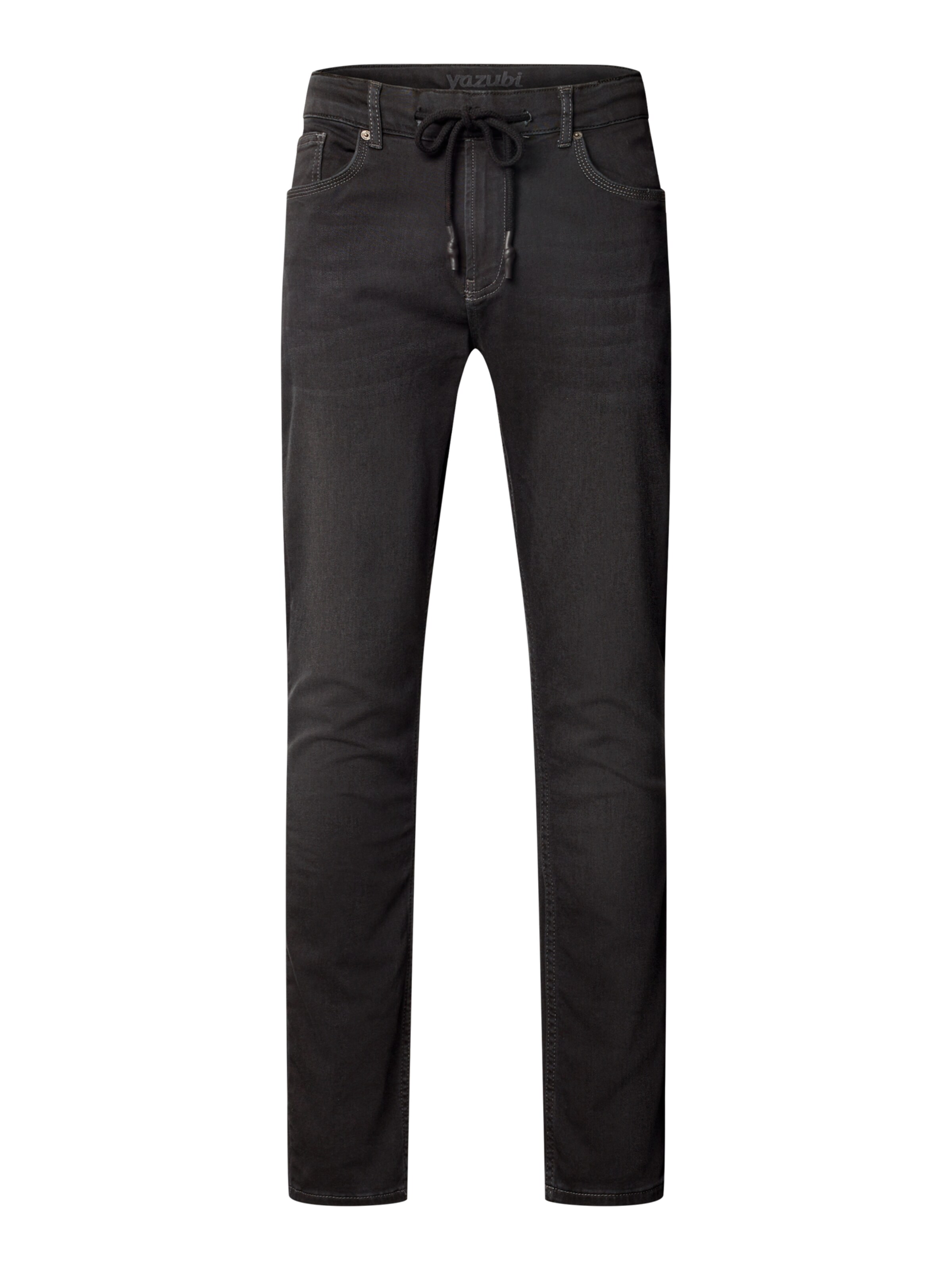yazubi Slim fit Jeans 'Erik' in Black: front