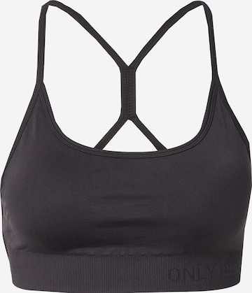 ONLY PLAY Bustier Sport-BH 'ONPDEFY-2' in Schwarz: Vorderseite