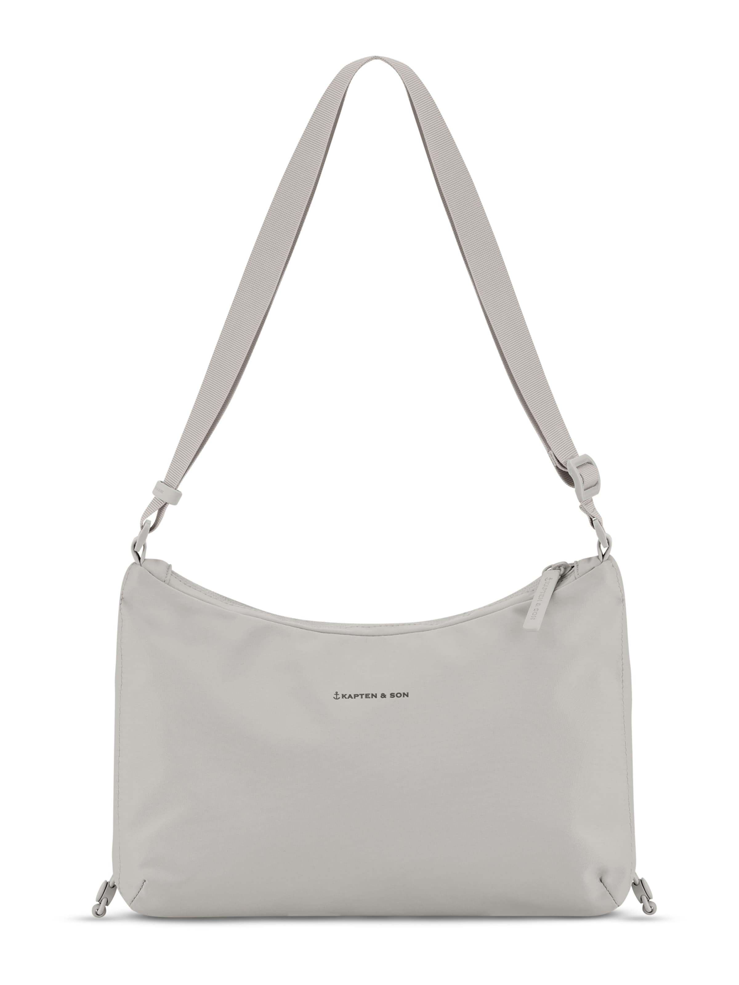 Kapten & Son Õlakott 'Skara Small', värv hall: eest vaates