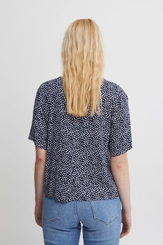 ICHI Blouse 'MARRAKECH' in Blue