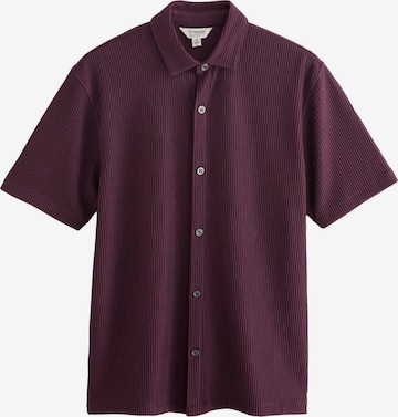 Next Button Up Shirt in Red: front