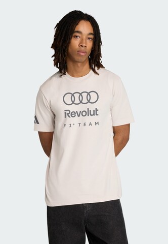 ADIDAS PERFORMANCE Funktionsshirt 'Audi Formula One Team DNA' in Weiß: Vorderseite