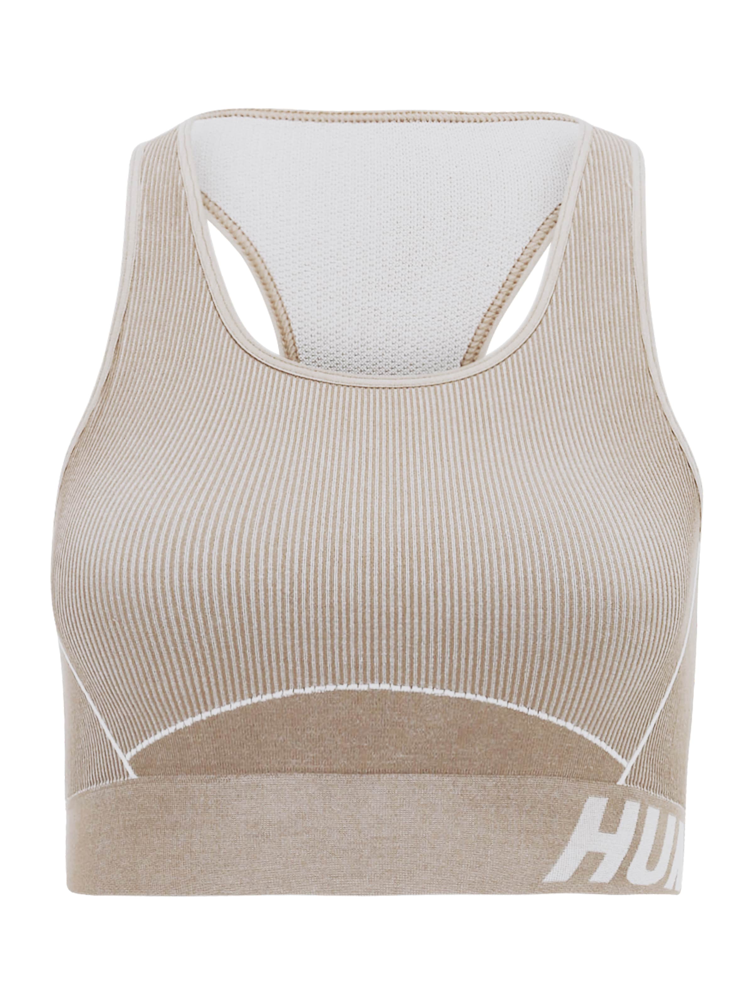 Hummel Bustier Sport bh 'Christel' in Grijs: voorkant