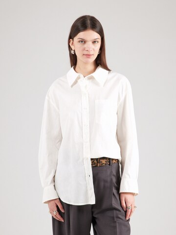 Chemisier Monki en blanc : devant