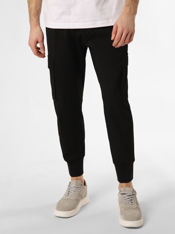 HUGO Regular Pants ' Glavin241 ' in Black: front