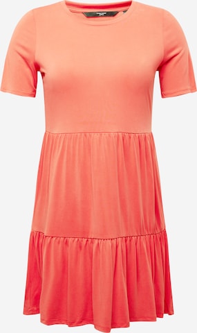 Vero Moda Curve - Vestido 'FILLI CALIA' en rojo: frente