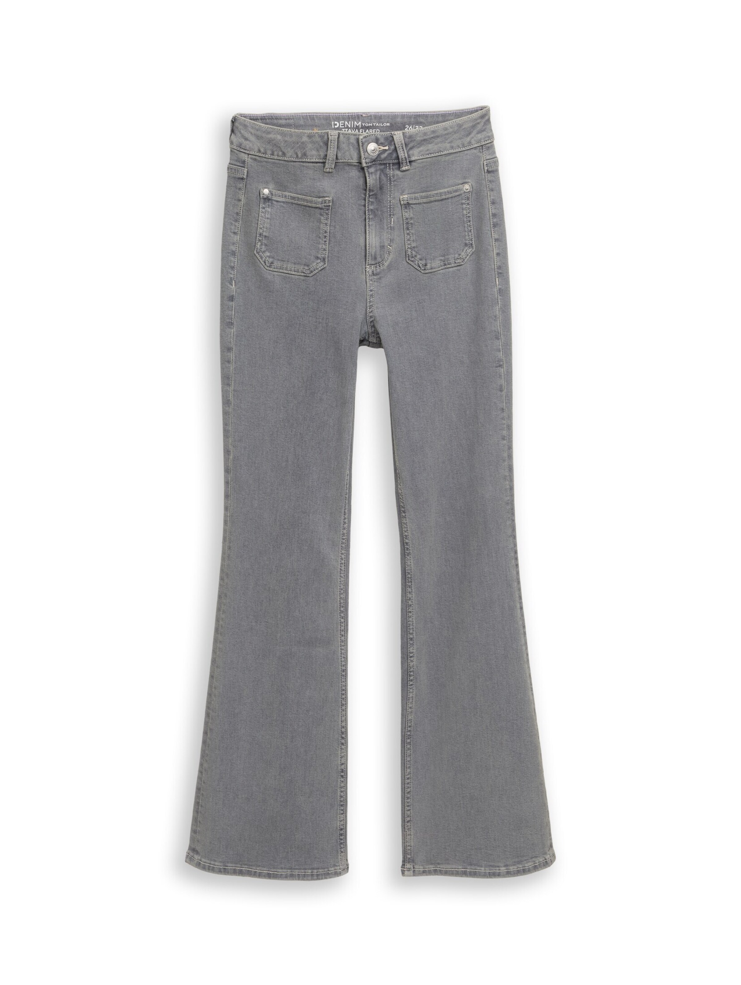 TOM TAILOR DENIM Jeans 'Ava' in Grey: front