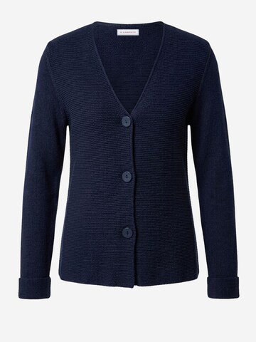 Il Lanificio Knit Cardigan in Blue: front
