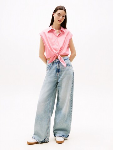 Tommy Jeans Bluse in Rot