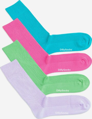 DillySocks Socks in Blue: front