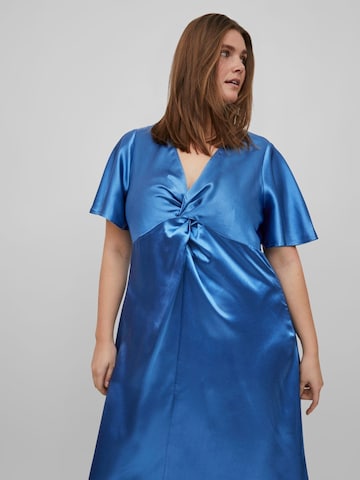 Vila Curve Kleid in Blau