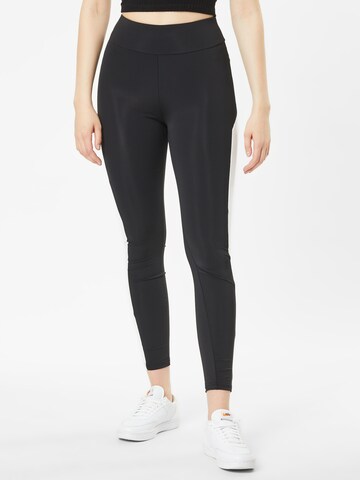 Urban Classics Skinny Leggings in Zwart: voorkant