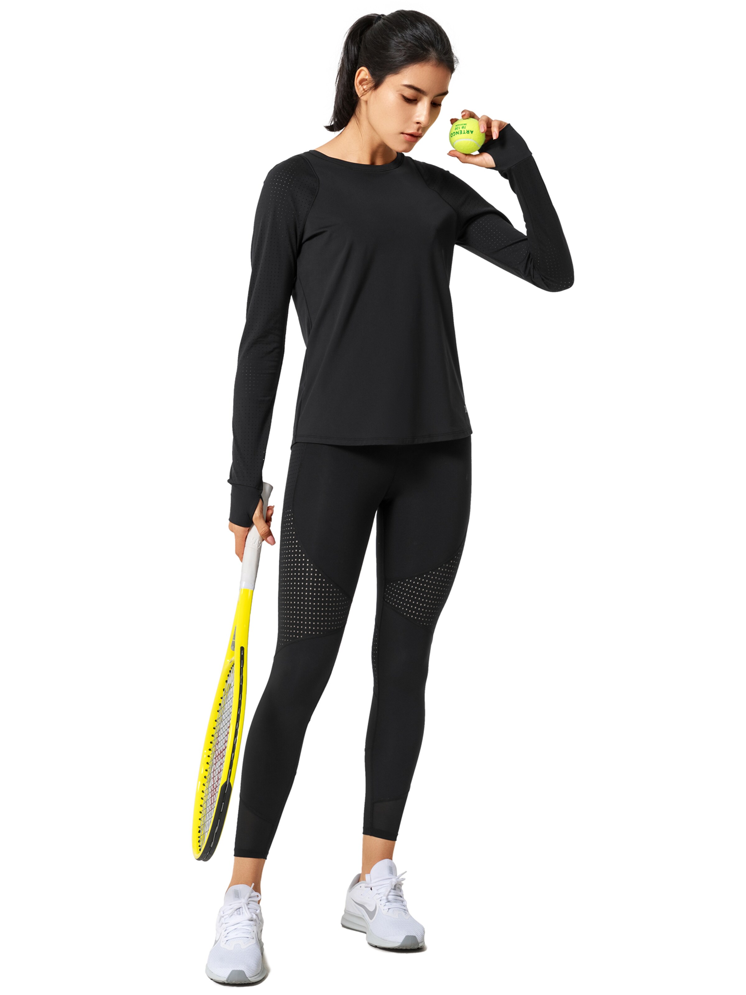 Yvette Shirt 'Katy' in Black