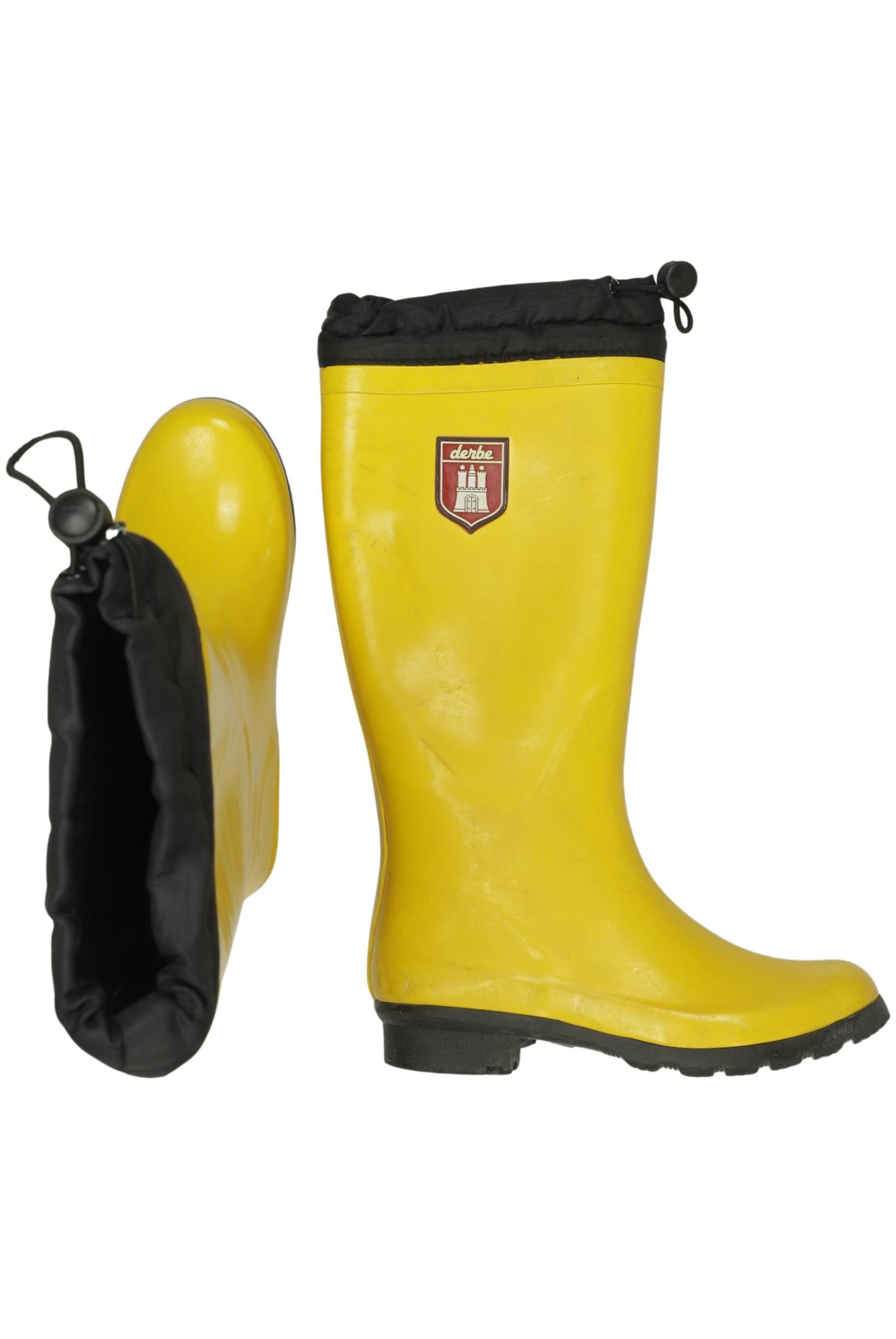 Derbe Dress Boots in 37 in Yellow: front