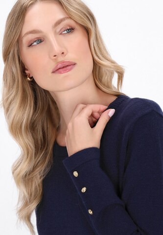 Robes en maille 'Classic' DreiMaster Klassik en bleu