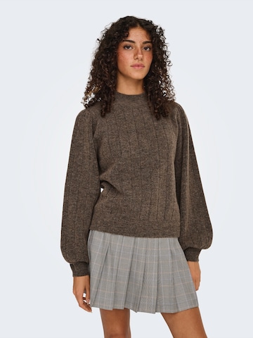 ONLY Sweater 'ONLFIRENZE' in Brown: front