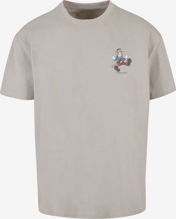 F4NT4STIC Shirt 'Tom And Jerry ' in Grijs: voorkant