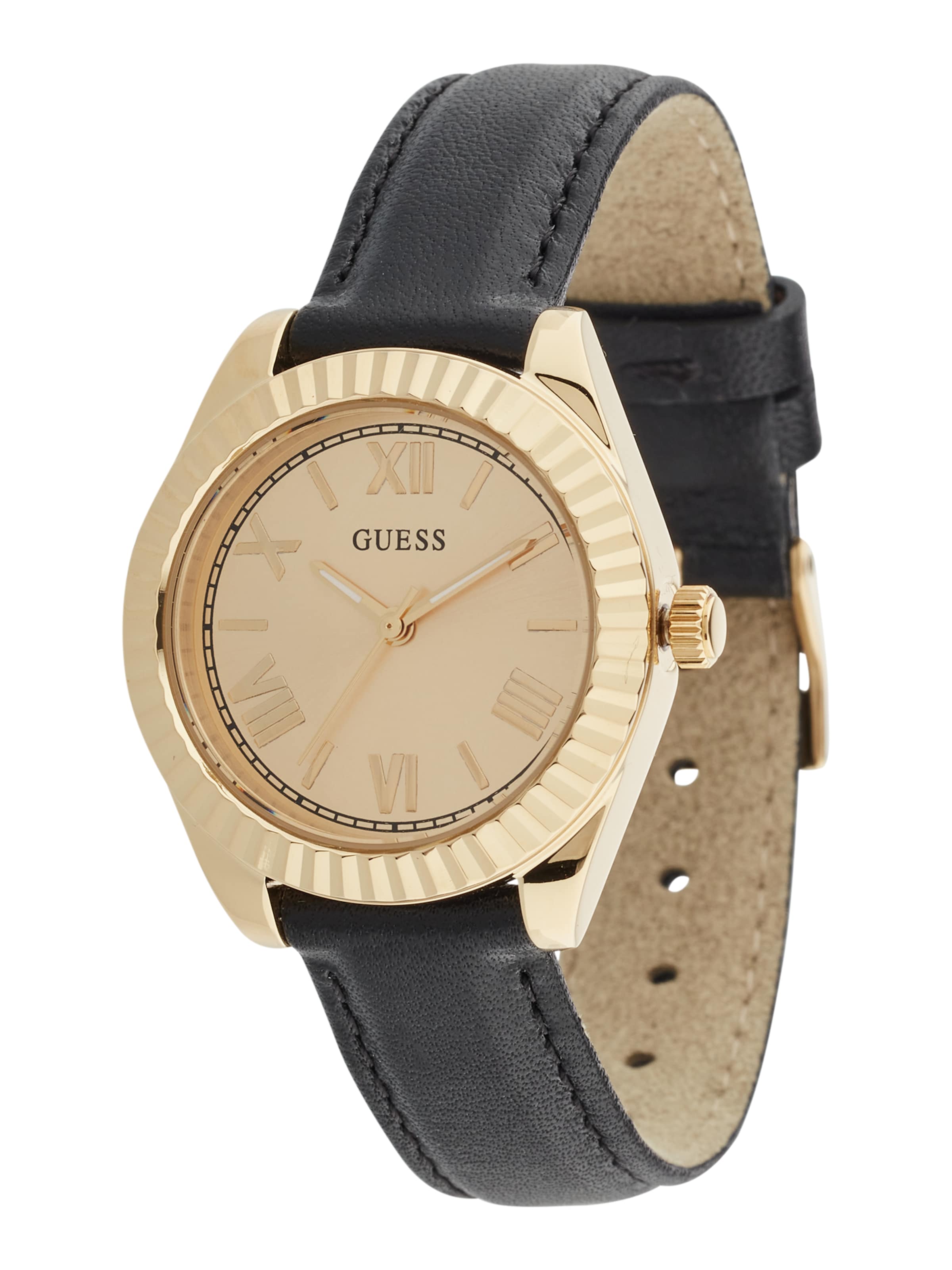 GUESSAnalogni sat - crna boja: prednji dio