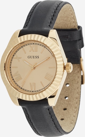 GUESS Аналоговые часы в Черный: спереди