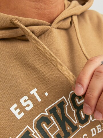 JACK & JONES Sweatshirt in Bruin