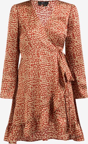 faina Dress in Red: front