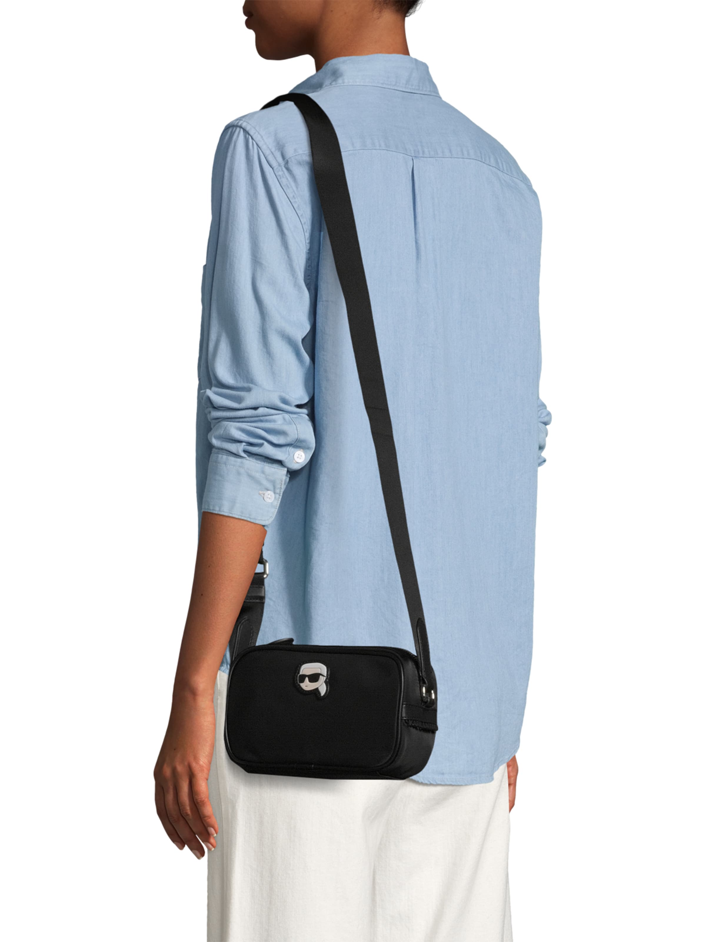 Sac à bandoulière 'Ikonik 2.0' Karl Lagerfeld en noir